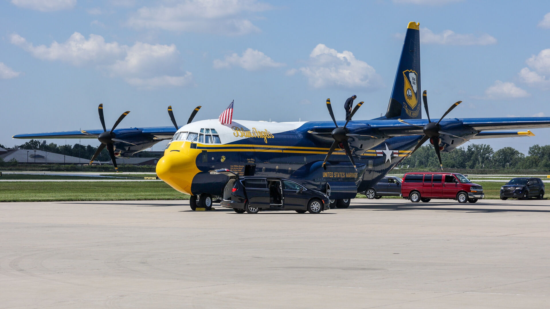 Chicago Air Show performers at Gary/Chicago International Airport